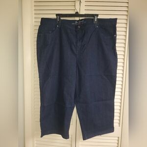 Gloria Vanderbilt Dark Blue Denim Jeans Size 22W